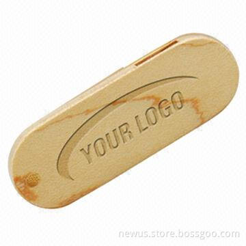 Wooden USB flash drive